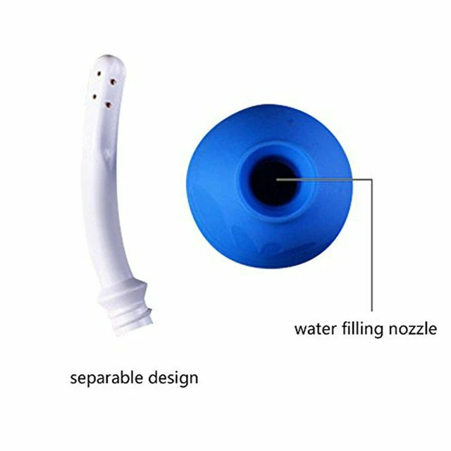 Alt view image 3 of 4 - US 1 Pcs 310ml Anal Douche Bottle Enema Bulb Vaginal Douche Cleaner Bag Kit DI-4-f dengpaochongpenqilanse 1ge