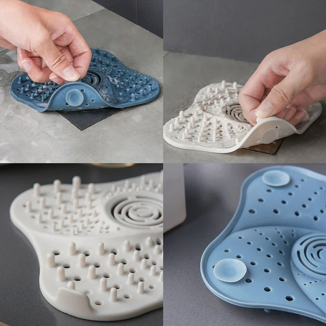 Alt view image 2 of 5 - US 4 Pack Bathroom Drain Cover Hair Catcher Drain Strainer Covers Sink Filter