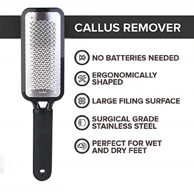 Alt view image 2 of 5 - US 2 Pack Foot File Callus Remover Colossal Rasp Pedicure Hard Skin Scrubber