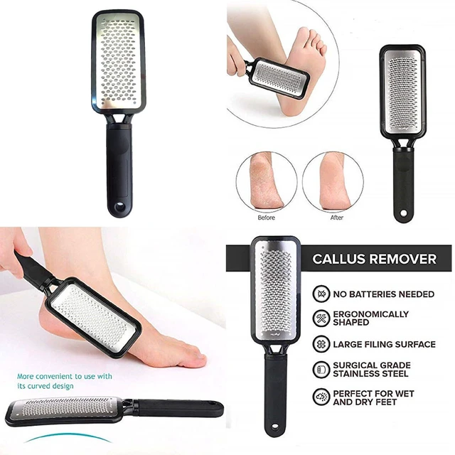 Alt view image 4 of 5 - US 2 Pack Foot File Callus Remover Colossal Rasp Pedicure Hard Skin Scrubber