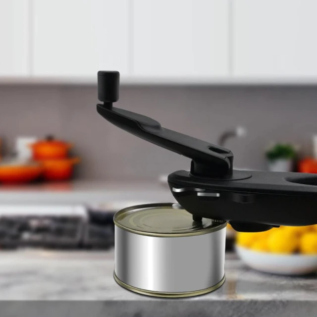 Alt view image 4 of 4 - US 1 Pc 8-in-1 Manual Tin Can Opener Safe Cut Hand Lid Remover Stainless Steel