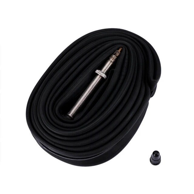 Alt view image 3 of 5 - US 2 Pcs Bike Inner Tube 700x23C 700x25C Bicycle Wheel Stem Presta Valve Road