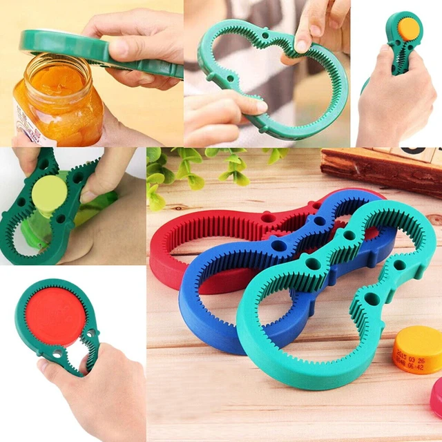 Alt view image 3 of 4 - US 1 Pack Opener Bottle Weak Hands Arthritis Rubber Jar Gripper Pad Corkscrew hongse