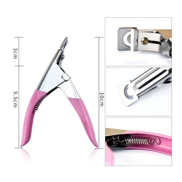 Alt view image 2 of 4 - US 1 Pcs Nail Tip Clipper Acrylic Art Manicure Cutter U-shape Scissor U Edge