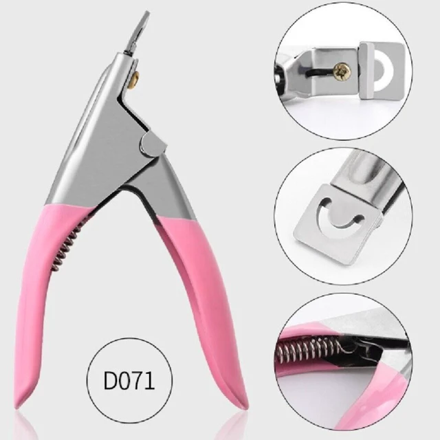Alt view image 4 of 4 - US 1 Pcs Nail Tip Clipper Acrylic Art Manicure Cutter U-shape Scissor U Edge