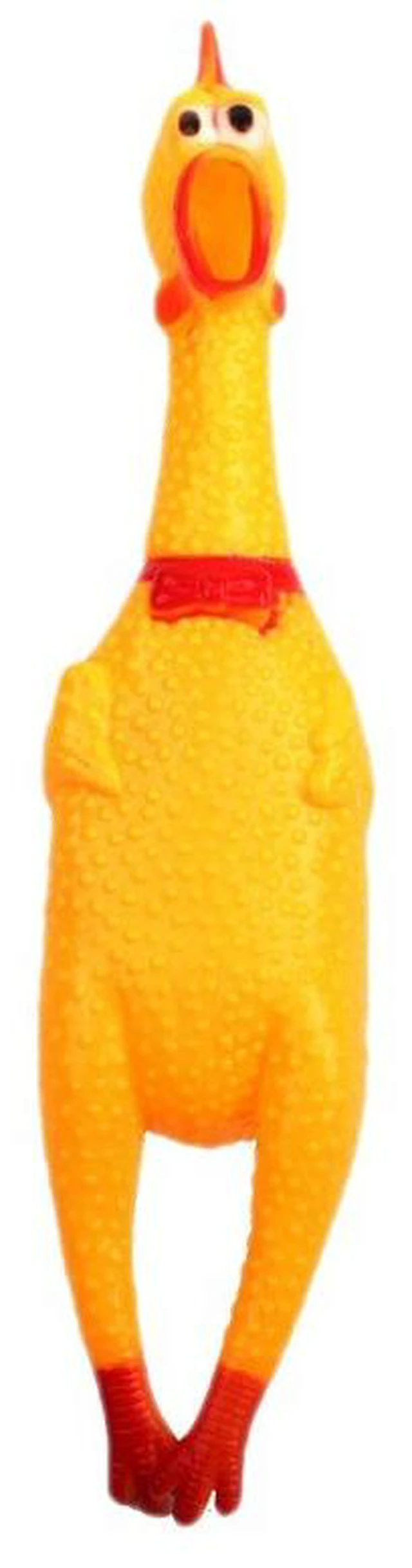 Main image of US 1 Pcs Fun Pet Dog Shrilling Rubber Chicken Chew Sound Squeeze Screaming Toy