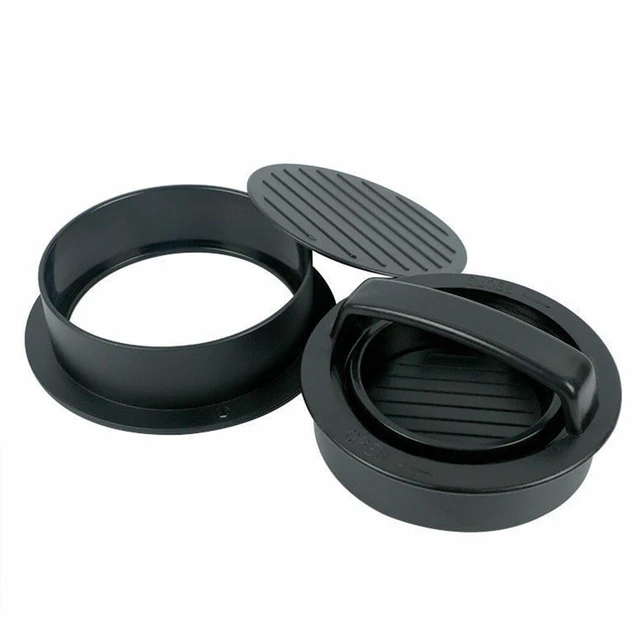 Alt view image 2 of 5 - US 1 Pack Stuffed Hamburger Press Patty Maker Burger 3 in 1 Non-Stick Mold