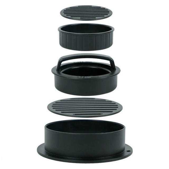 Alt view image 5 of 5 - US 1 Pack Stuffed Hamburger Press Patty Maker Burger 3 in 1 Non-Stick Mold
