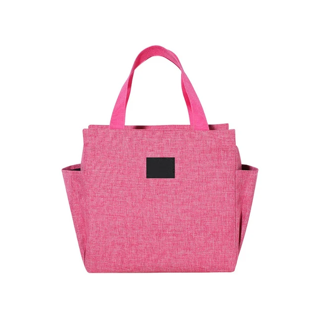Alt view image 4 of 4 - US 1 Pc Insulated Lunch Bag Thermo Cooler Hot Cold Box Kids Adults Work Office huise