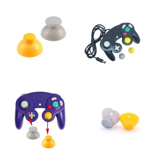 Alt view image 3 of 3 - US 20Pc For Gamecube Thumbstick Caps Replacement Controller Joystick Rubber