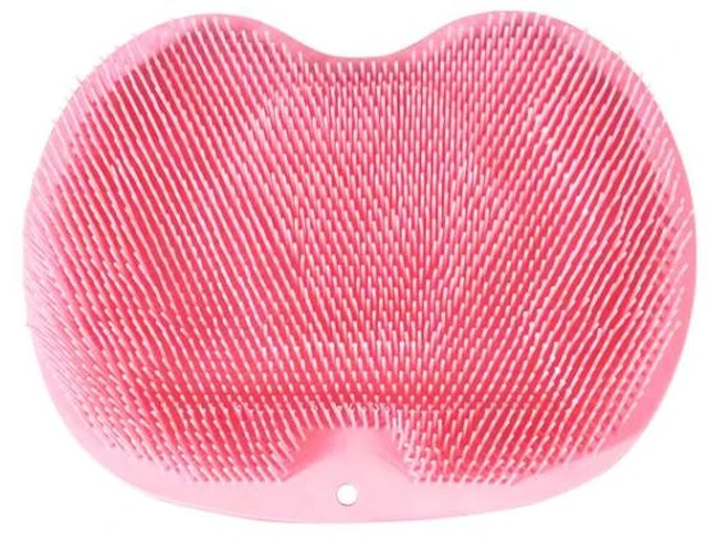 Main image of US 1 Pcs Shower Foot Back Scrubber Silicone Bath Massage Pad Body Wall Mounted