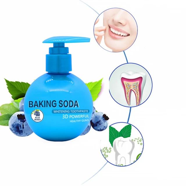 Alt view image 3 of 4 - US 2 Pack Intensive Stain Removal Whitening Toothpaste Baking Soda Fight Bleed
