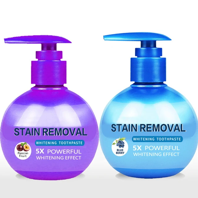 Alt view image 2 of 4 - US 2 Pack Intensive Stain Removal Whitening Toothpaste Baking Soda Fight Bleed