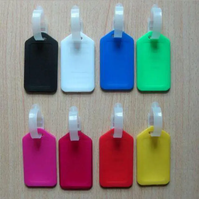 Alt view image 5 of 6 - US 10 Travel Luggage Bag Tag Plastic Suitcase Baggage Office Name Address ID Label Assorted