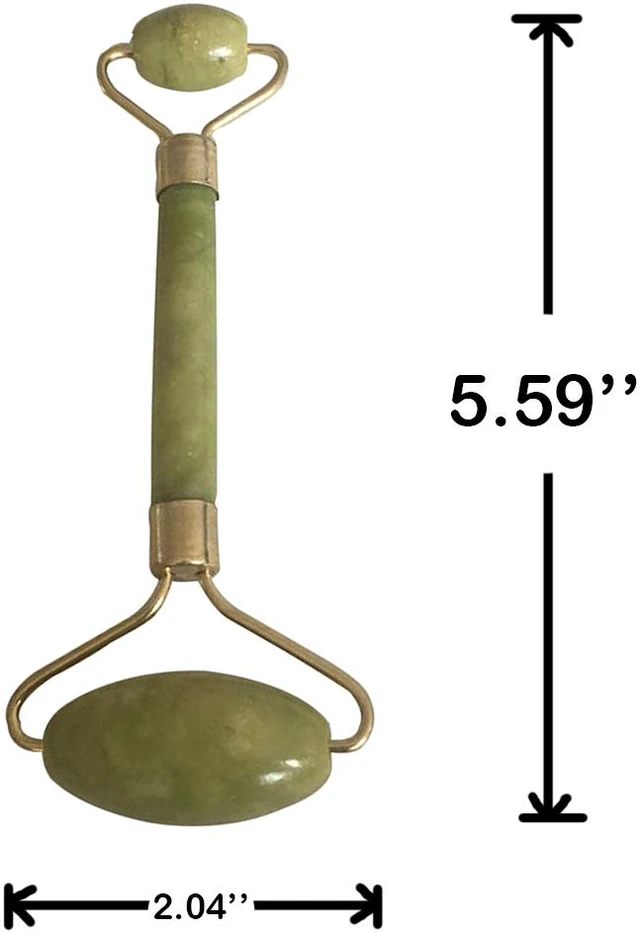 Main image of 1 Pack Classic Jade Roller Face Body Eye Kit Gua Sha Massager Tool Anti Aging Wrinkle, Classic Jade Roller