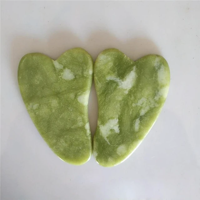Alt view image 2 of 5 - 1 Pack Classic Jade Roller Face Body Eye Kit Gua Sha Massager Tool Anti Aging Wrinkle, Gua Sha Tool