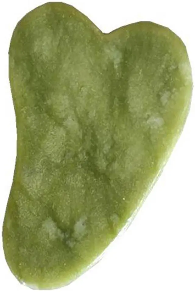 Alt view image 4 of 7 - 3 Pack Classic Jade Roller Face Body Eye Kit Gua Sha Massager Tool Anti Aging Wrinkle, Classic Jade Roller+ Ridged Roller+Gua Sha Tool