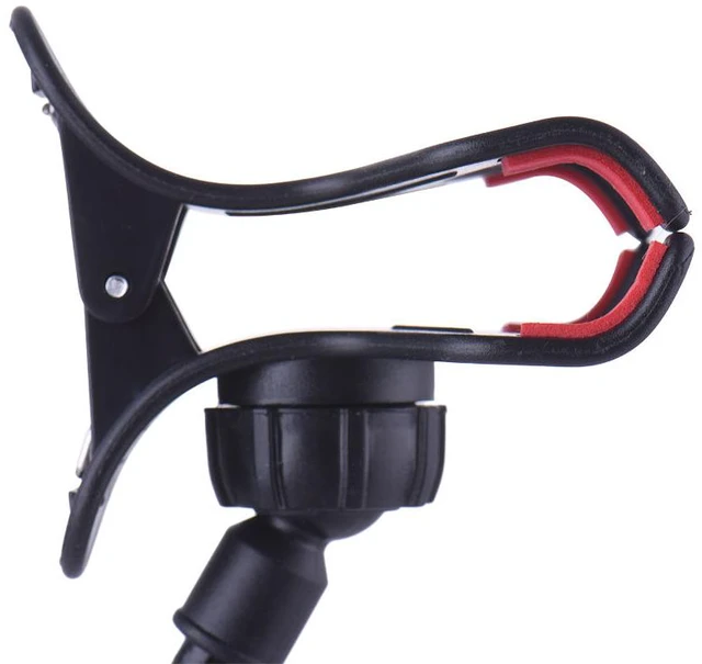 Alt view image 4 of 7 - US Universal Mobile Phone Tablet Mount Holder Flexible Long Arm Bed Desktop Stand, Black