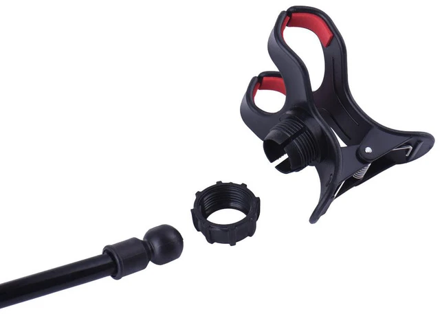 Alt view image 6 of 7 - US Universal Mobile Phone Tablet Mount Holder Flexible Long Arm Bed Desktop Stand, Black