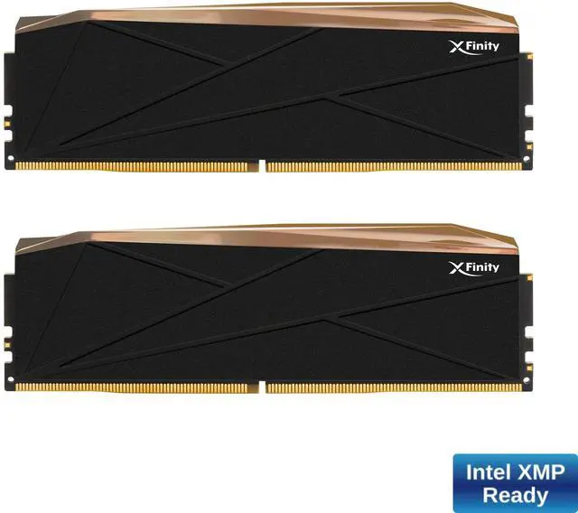 Main image of V-COLOR Manta XFinity RGB DDR5 32GB (16GBx2) 8000MHz CL38 1.45V RGB Gaming Desktop Upgrade RAM CUDIMM Memory Module SK Hynix IC -White / Silver (TMXFCL1680838KGK)