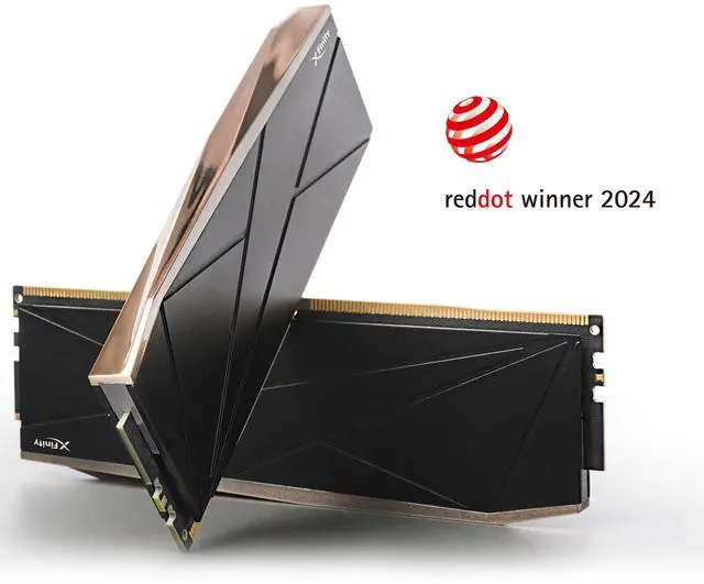 Alt view image 4 of 4 - V-COLOR Manta XFinity RGB DDR5 48GB (24GBx2) 8200MHz CL40 1.40V RGB Gaming Desktop Upgrade RAM CUDIMM Memory Module SK Hynix IC -Black / Gold (TMXFCL2482840KGK)