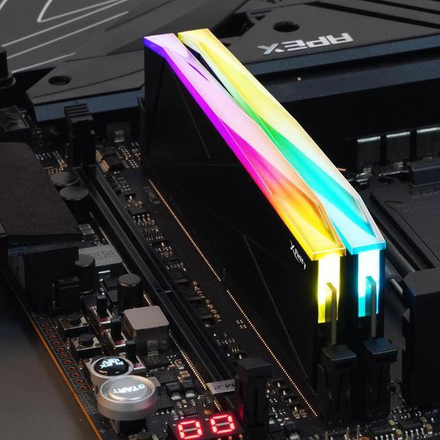 Alt view image 4 of 3 - V-COLOR Manta XFinity RGB DDR5 48GB (24GBx2) 8000MHz CL38 1.40V RGB Gaming Desktop Upgrade RAM CUDIMM Memory Module SK Hynix IC -Black / Silver (TMXFCL2480838KSK)