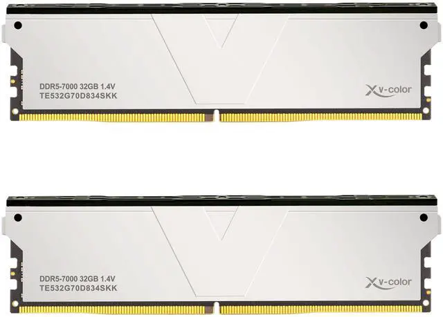 Main image of V-Color DDR5 32GB (16GBx2) 7000MHz CL34 1Rx8 OC ECC UNBUFFERED DIMM 1.4V (Overclocking ECC UDIMM) Memory Ram for Server (TE516G70S834SKK)