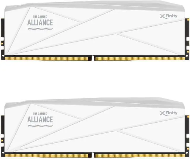 Alt view image 2 of 3 - V-COLOR DDR5 TUF GAMING ALLIANCE Manta XFinity 64GB (32GBx2) 6400MHz CL32 1.4V AMD EXPO SK Hynix Original IC RGB Gaming Desktop Upgrade RAM Memory Module White (GTMXFAL3264832WWK)
