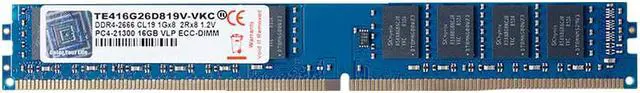 Main image of v-color 16GB DDR4 SDRAM VLP ECC-DIMM DDR4 2666MHz(PC4-21300) SK Hynix IC Server Memory Model TE416G26D819V-VKC