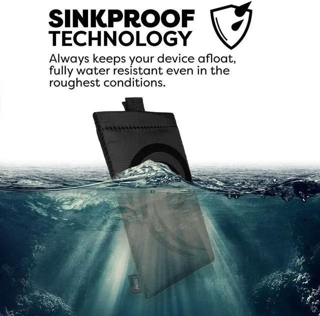 Alt view image 5 of 8 - Phoozy Apollo II Carrying Case for Large Smartphone Blackout 777400