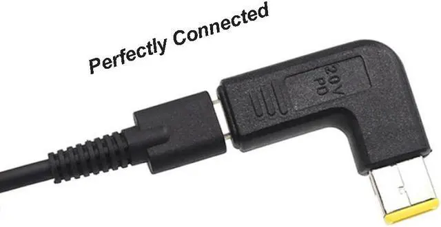 Alt view image 2 of 5 - Laptop Adapter Connector Tip Converter USB C Type C Female to Lenovo Slim Square DC Tip Power Jack for Lenovo 65W or below  Slim Tip laptops