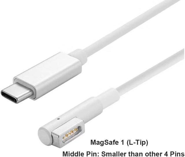 Alt view image 4 of 7 - 100W USB C Type C to Magsafe 1 L-Tip Power Adapter Cable for Apple MacBook Pro 13" 15" 17" Macbook Air Pro 11" 13" MacBook 13" (Before 2012 Year)  A1222 A1172 MA357LL/A