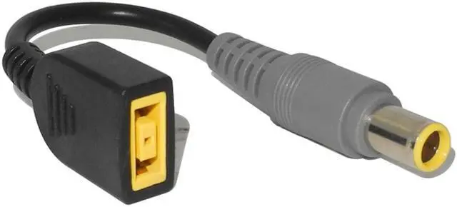 Alt view image 6 of 9 - Dongle Adapter Slim Square USB Plug to 7.9x5.5mm Laptop Adapter Tip Connector Converter for Lenovo Thinkpad Laptop DC JACK Charger Converter DC Cable Adapter