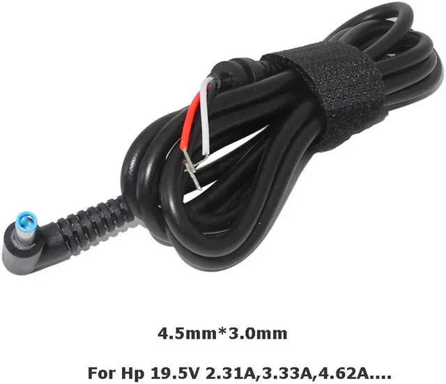 Alt view image 10 of 11 - DC 4.5 x 3.0mm 4.5*3.0 mm Power Supply Plug Connector With Cord / Cable For Hp Envy Pavilion 14 15 Laptop Adapter Charger Cable