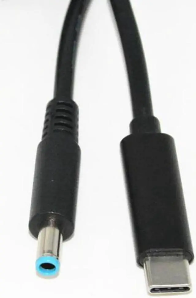 Alt view image 6 of 7 - USB Type C PD Charging Cable Cord 19.5V 4.5*3.0mm Blue Tip Male Plug Converter DC Power Adapter Charger for HP 65W or below Laptops