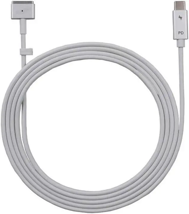 Alt view image 7 of 11 - USB-C Type C to Magnetic Charging Cable (T-Tip) for Apple MacBook Air Pro After 2012 Year (Connector Type: MagSafe 2 T-Tip)