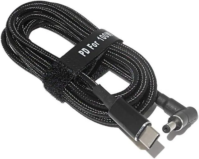 Alt view image 4 of 6 - 100W USB-C Type C to DC Tip 4.0*1.35mm PD Power Cable Cord For Asus Zenbook Vivobook Laptops