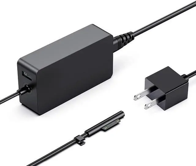 Alt view image 2 of 5 - Surface Pro Surface Laptop Charger 65W 15V 4A Power Adapter Charger for Microsoft Surface Pro 7 Pro X Pro 6 Pro 4 Pro 3 Pro 5 Surface Laptop 1/2/3 Surface Go Surface Book 2