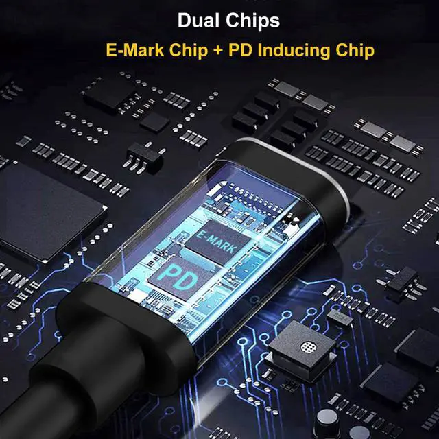 Alt view image 6 of 6 - 100W USB C Type-C Female to 4.5mm 3.0mm DC Tip PD Power Cable for Dell 90W or Below Laptop Chargers