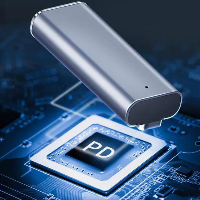 Alt view image 4 of 8 - Type C USB-C Female to MagSafe 2 Magnetic T-Tip Power Adapter Converter with PD Inducing Chip for Apple MacBook Pro 13inch 15in 17inch with Retina Display ((Mid 2012 & After) A1398 A1424 MD506LL/A