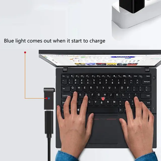 Alt view image 3 of 3 - 100W USB C to 6.0*3.7mm Plug Connector Converter Fast Charging Cable Adapter for Asus TUF Gaming FX705GM FX705GE FX705GD FX505