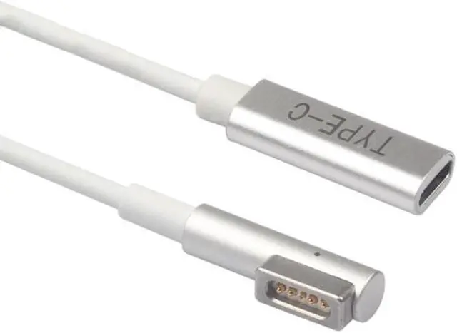 Alt view image 12 of 12 - USB-C Type C Female to Magsafe 1 L-Tip Power Adapter Charging Cable works for APPLE MacBook Pro A1184 A1330 A1344 "L" Shape tip