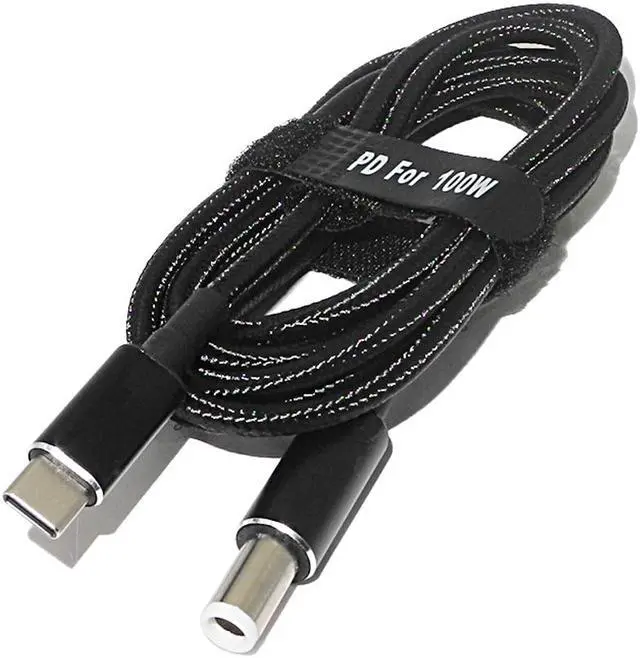 Alt view image 5 of 5 - 100W USB-C Type C to 7.4mm 5.0mm round Tip Charging Power Cable for Dell 7.4mm*5.0mm round tip laptops