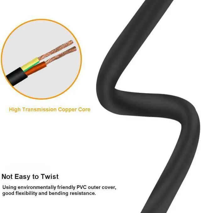 Alt view image 5 of 7 - USB-C Type-C (Female) to Slim Square Tip converter cable for Lenovo 65W Slim tip laptops