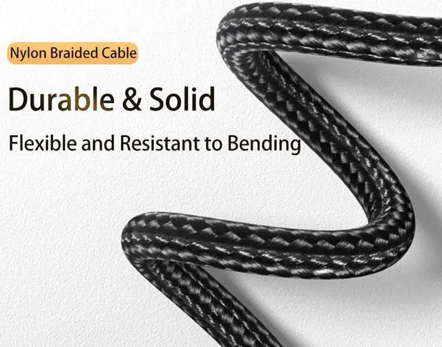 Alt view image 4 of 6 - For Dell HP 7.4x5.0mm to USB Type C Charger Converter 100W Type C PD Fast Charging Cable Adapter for Macbook Lenovo Samsung Laptop