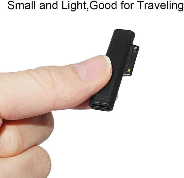 Alt view image 7 of 7 - New USB Type C PD Charge Converter 15V 3A Fast Charging Type-c Charger Adapter for Microsoft Surface Pro 3 4 5 6 Go Book 1 2 Laptop