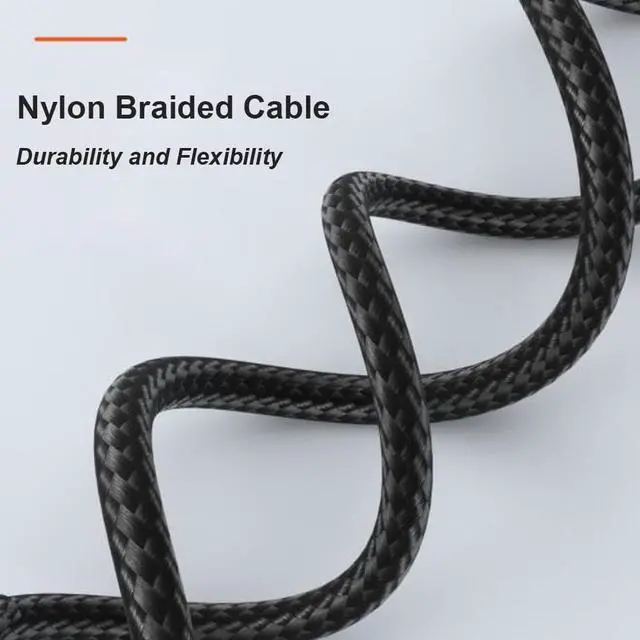 Alt view image 5 of 6 - 135W USB C Type C to Slim Square Tip PD Charger Cable Power Cable for Lenovo Laptops