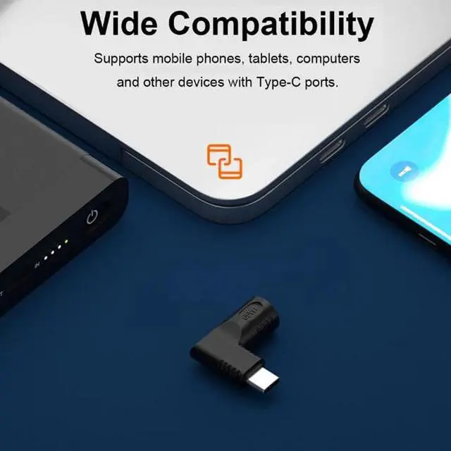 Alt view image 5 of 6 - DC 5.5x2.1mm Female to USB Type C PD Laptop Charger Power Adapter Converter 65W for Apple Macbook Samsung Dell HP Lenovo, other USB C Devices