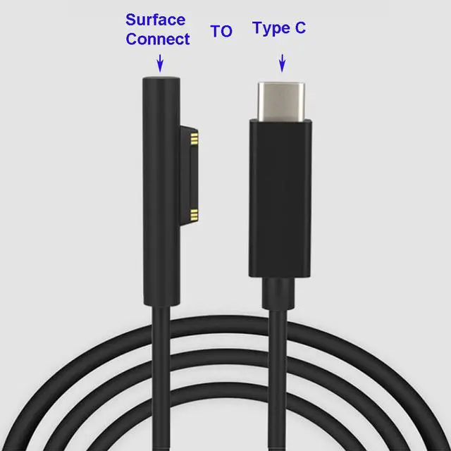 Main image of Tech 15V Surface Connect to USB-C Cable Charges for Microsoft Surface Pro 7 6 5 4 3