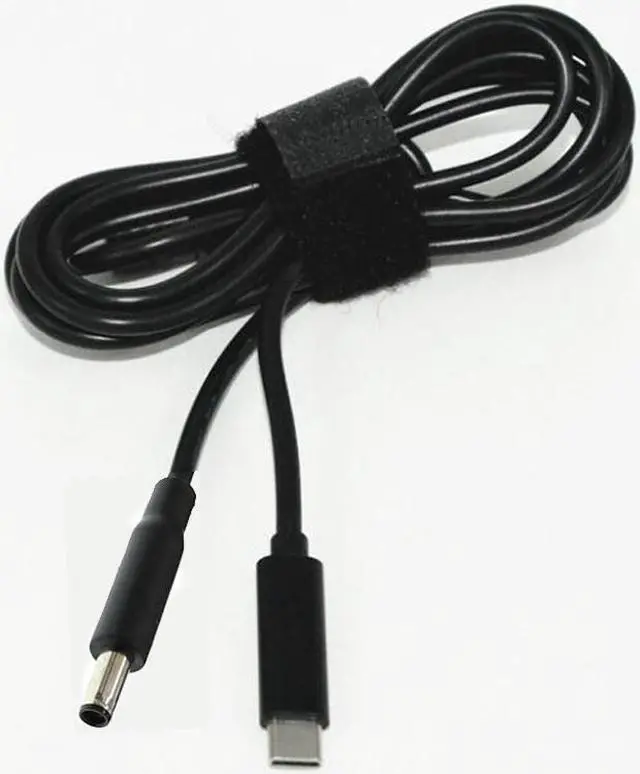 Alt view image 2 of 4 - USB-C Type C to 4.5mm 3.0mm (Blue Tip) Laptop Adapter Connector Converter Cable for HP Pavilion Envy Sleekbook Ultrabook laptops